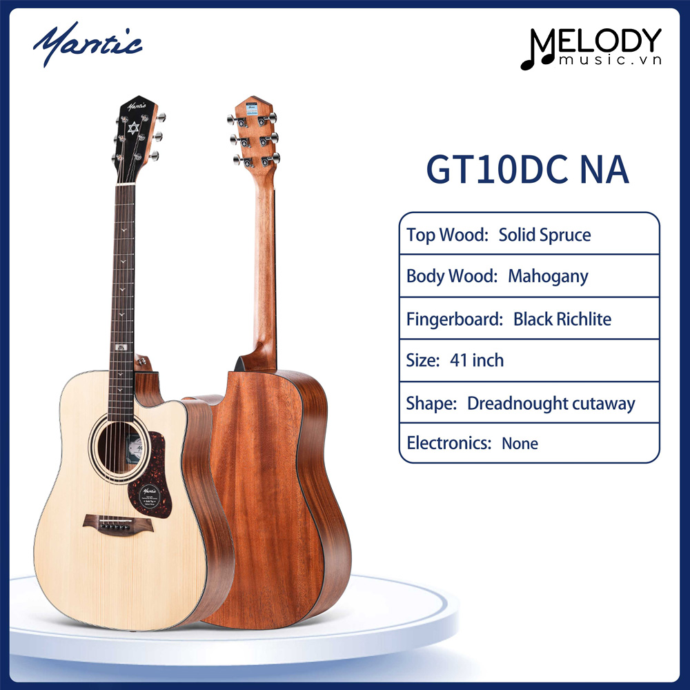 Đàn guitar Mantic GT10DC