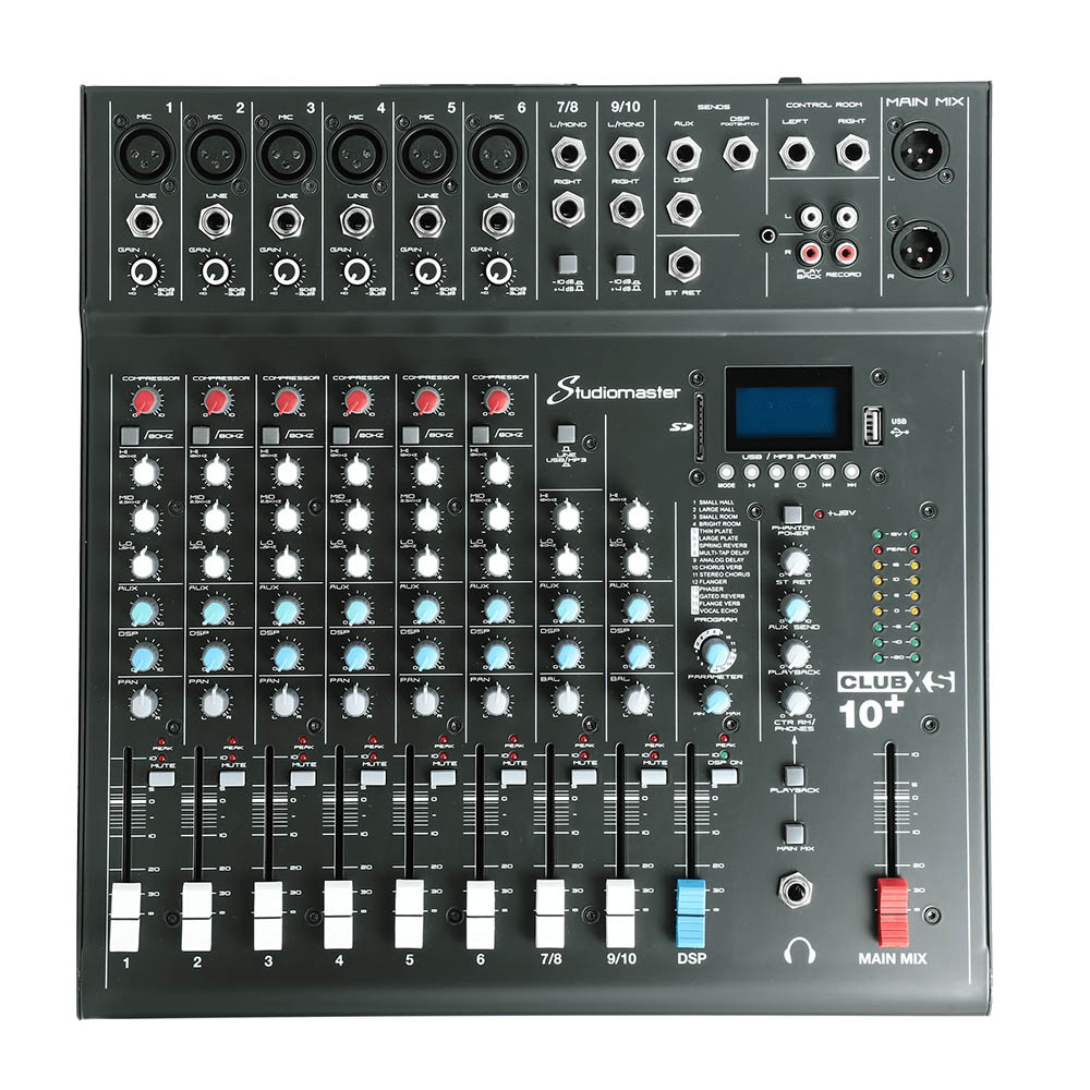 Mixer Studiomaster Club XS10 Plus