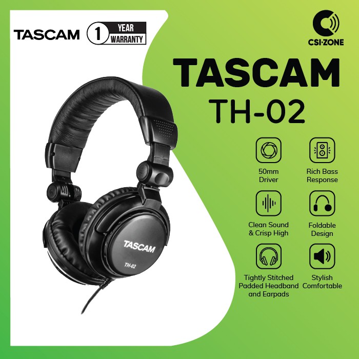 headphone tascam th-02