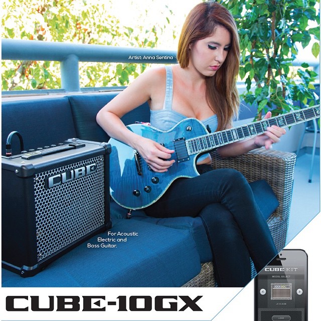 roland cube 10gx cho guitar dien