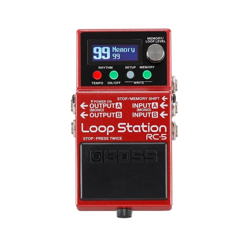 pho boss rc 5 loop station cho guitar