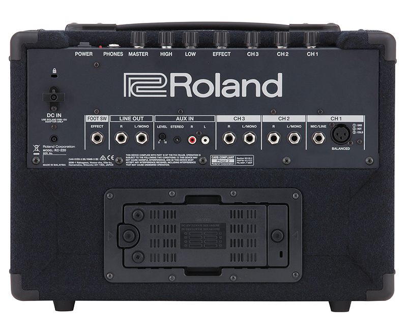 ampli roland kc 220 su dung pin