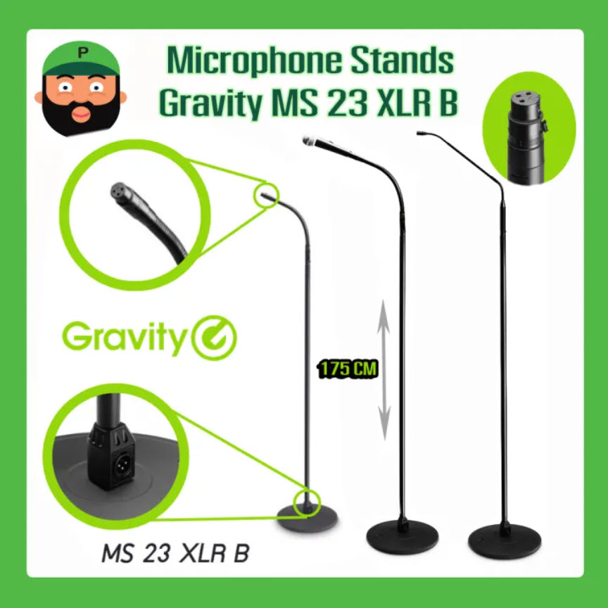 gravity gms 23xlr b co jack xlr