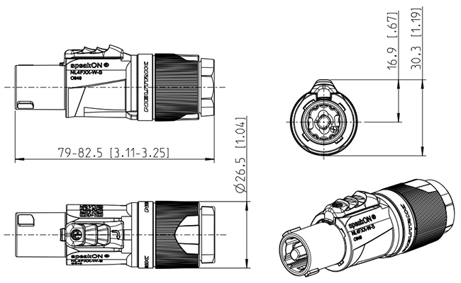 neutrik nl4fxx w s