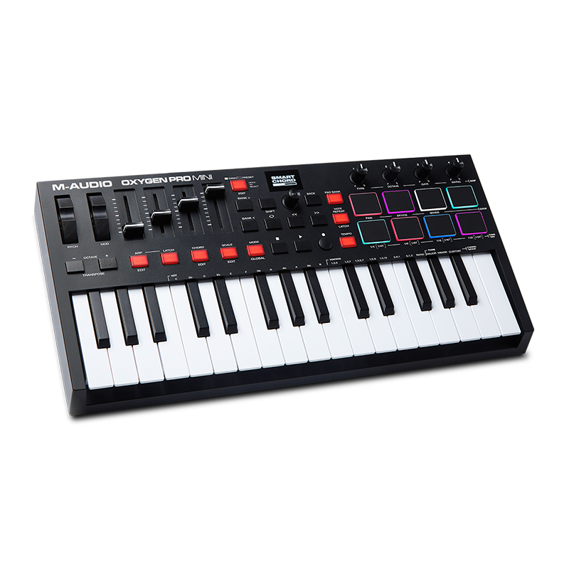 m audio oxygenpromini midi controller 1