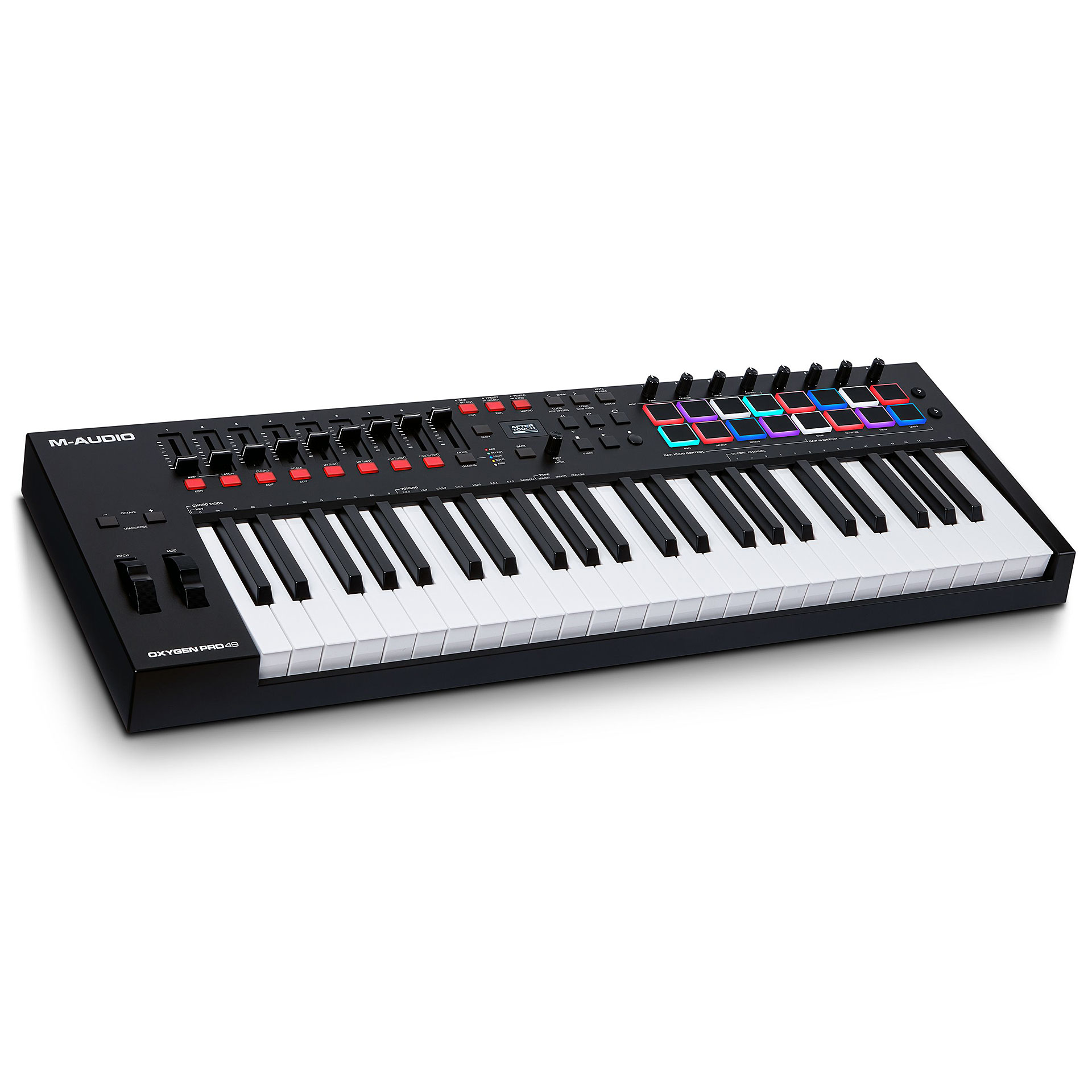 m audio oxygen pro 49 midi controller