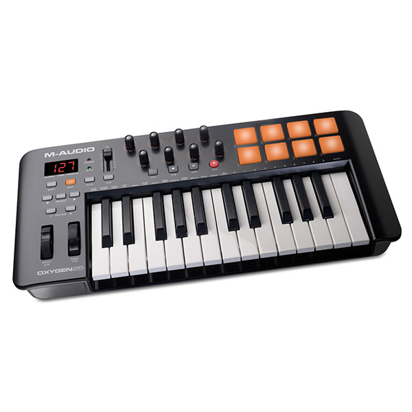 m audio oxygen25iv midi controller