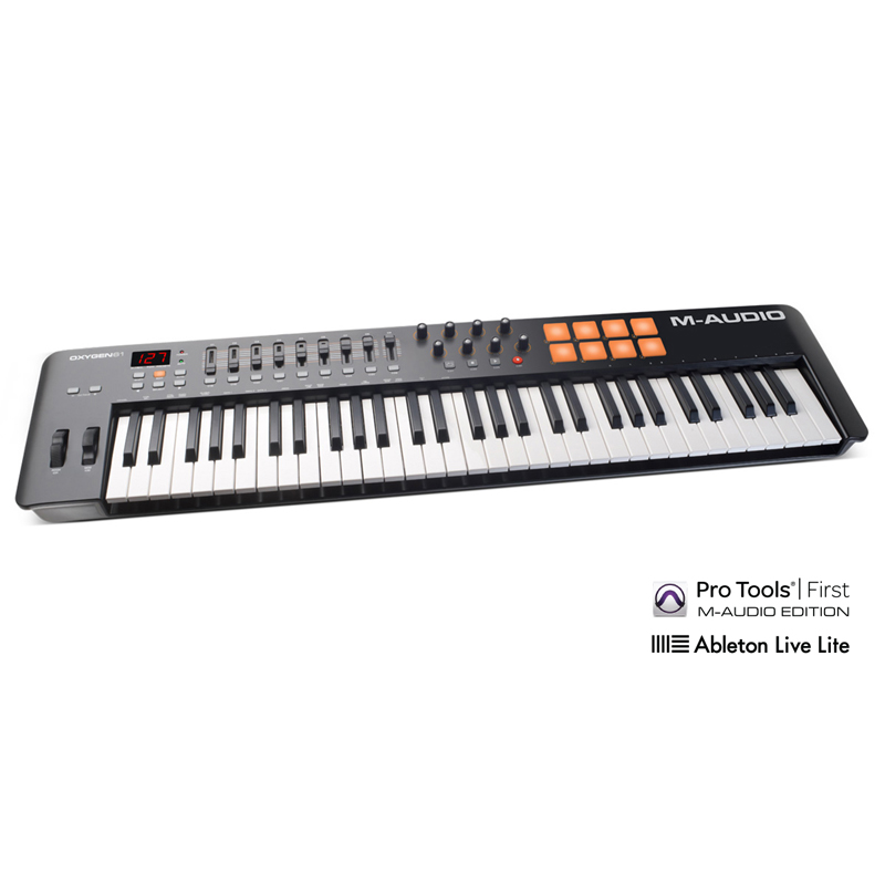 m audio oxygen61iv midi controller