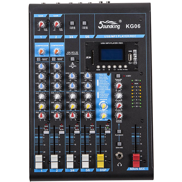 mixer soundking kg06 ngo ket noi