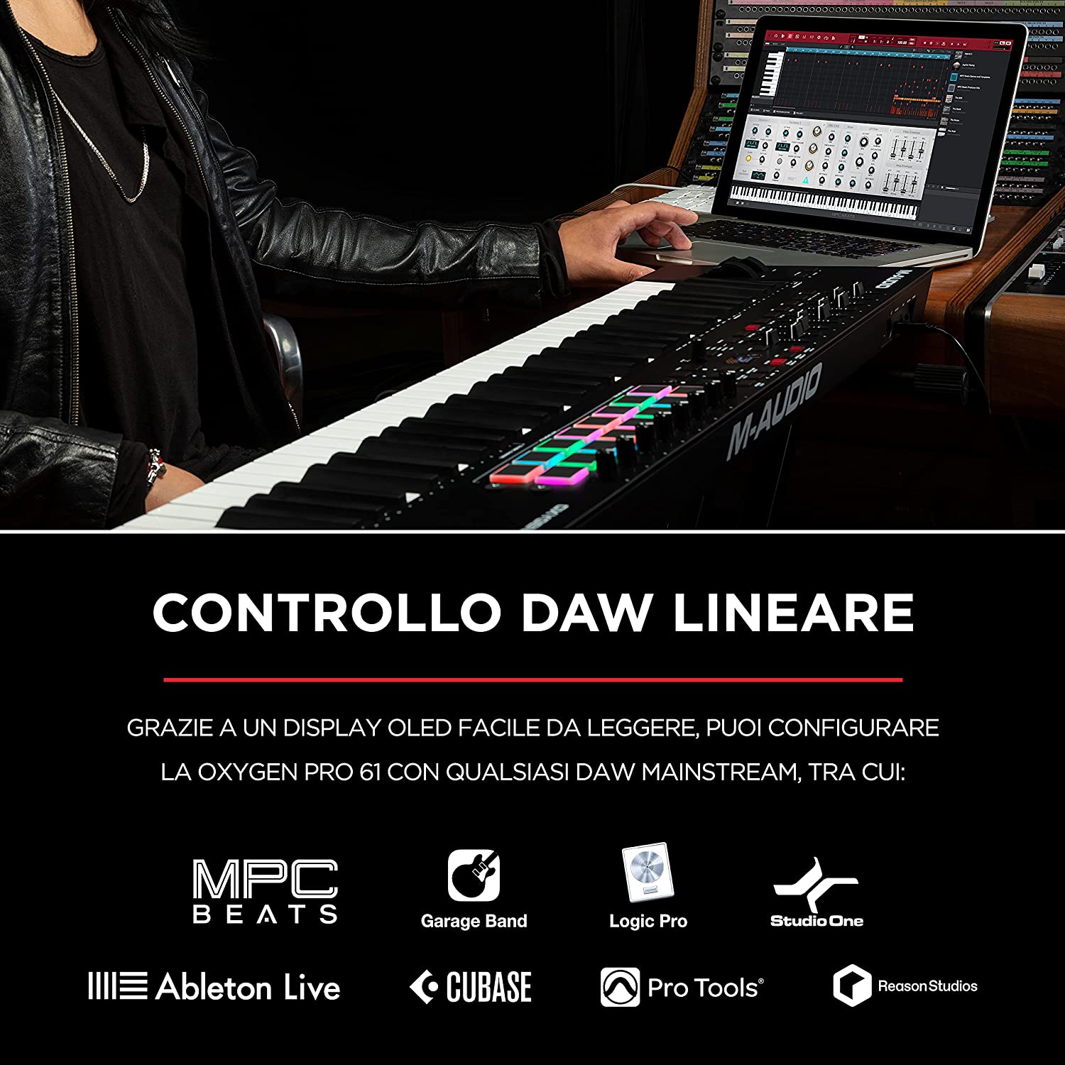 ung dung midi controller m audio oxygen pro 61