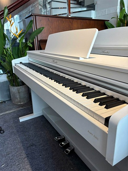 dan piano dien asahi a201 mau trang thuc te