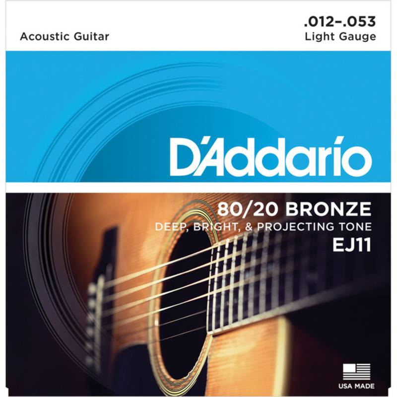 day dan guitar acoustic daddario ej11