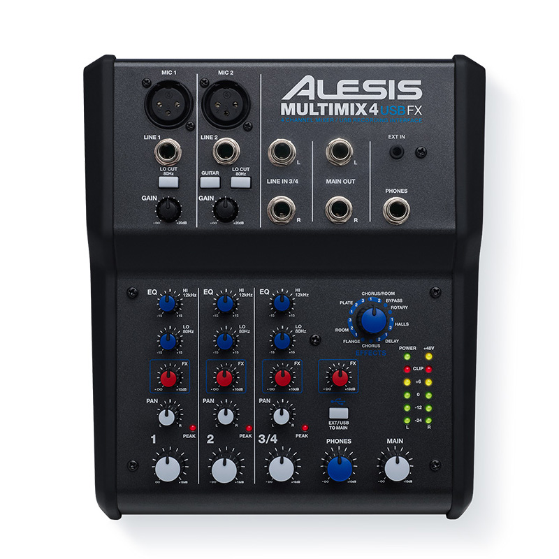 mixer alesis multimix 4 usb fx chinh hang