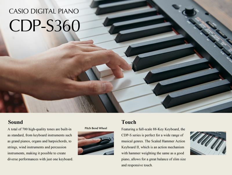 piano dien casio cdp s360